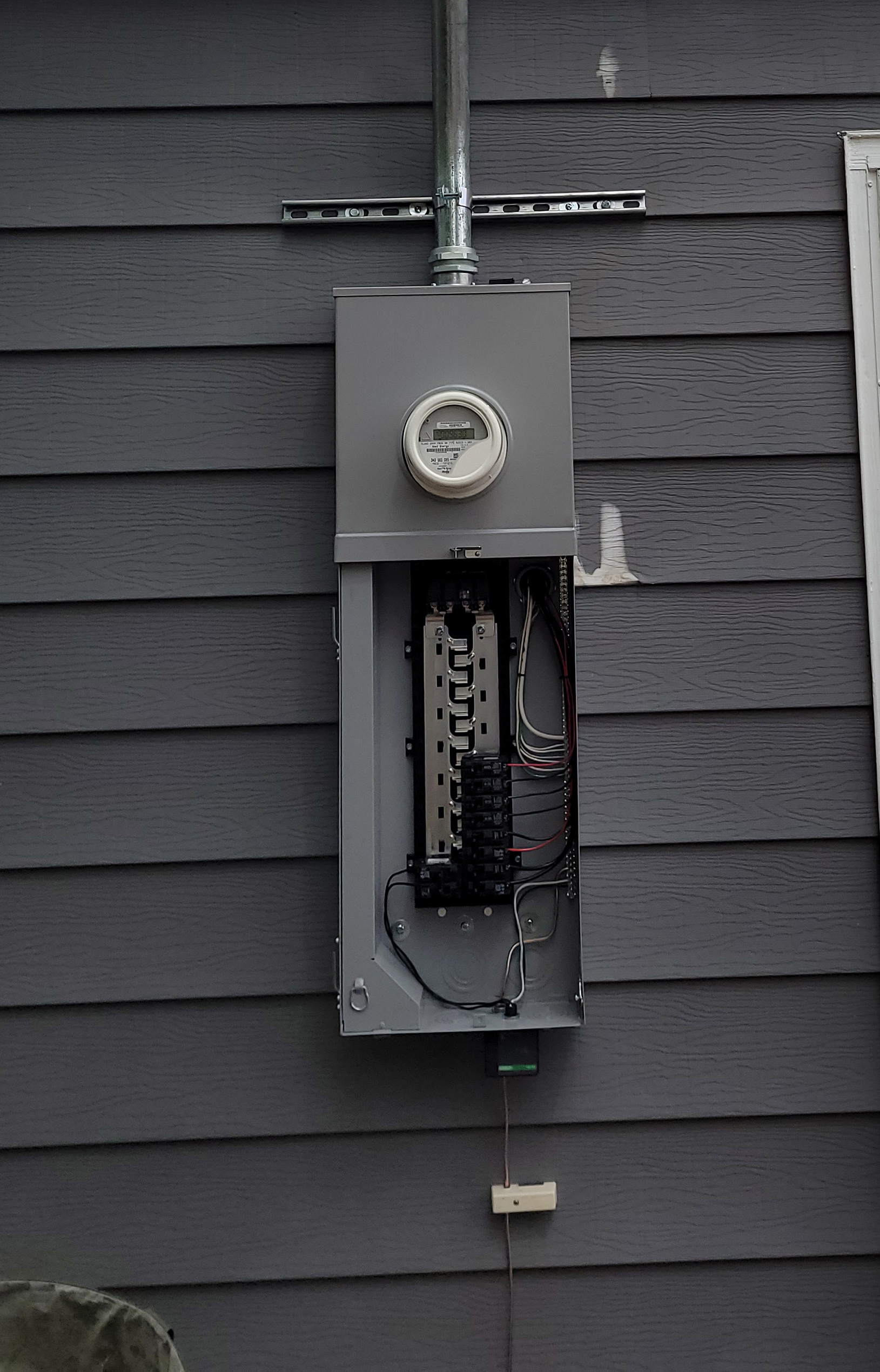 electric panel after